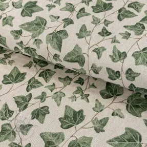 Țesătură decorativă Linenlook Hedera watercolour