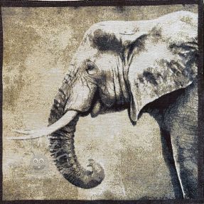 Țesătură decorativă jacquard Elephant panel