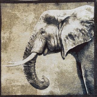 Țesătură decorativă jacquard Elephant panel