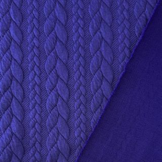 Țesătura tricotata Braid royal blue