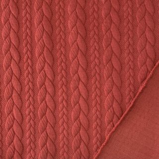 Țesătura tricotata Braid stone red