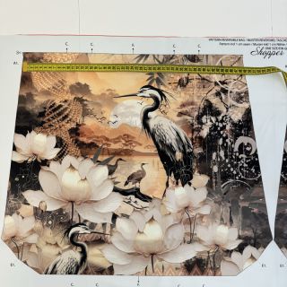 Țesătură decorativă BAG Heron panel
