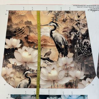 Țesătură decorativă BAG Heron panel