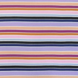 Tricot Patches and stripes multicolour fuchsia