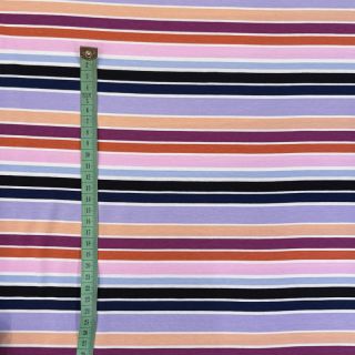 Tricot Patches and stripes multicolour fuchsia