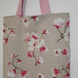 Țesătură decorativă Linenlook Floral magnolia bloom