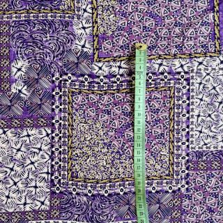 Viscoză RADIANCE Patchwork purple digital print