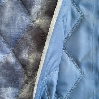 Material textil matlasat Diamond midnight blue