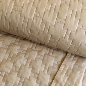 Material textil matlasat Graphic beige