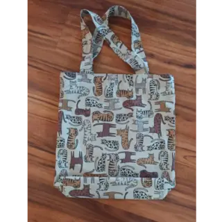 Țesătură decorativă Linenlook Cat wildlife art