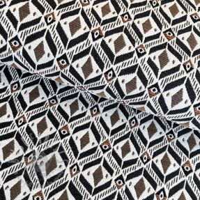 Țesătură decorativă jacquard  MOANA allover taupe