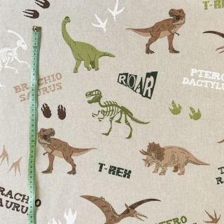 Țesătură decorativă Linenlook DINOSAUR WILD ADVENTURE