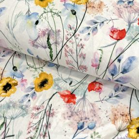 Tricot VISCOSE LYCRA HEAVY Flowers and more A digital print