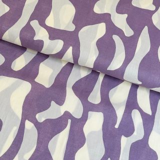 Țesătură din bumbac VOILE Abstract mauve