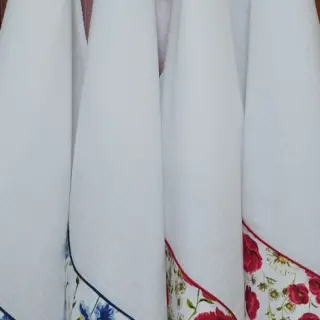 Țesătură din bumbac waffle white