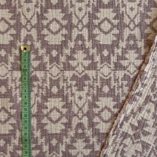 Mușelină JACQUARD Aztec aubergine