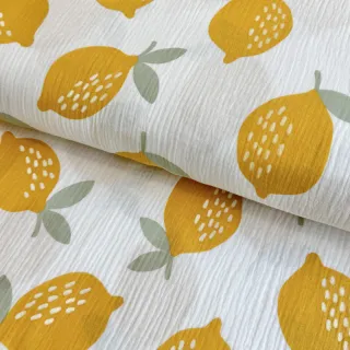 Mușelină Lemons white