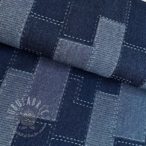 JEANS jacquard Patchwork pattern jeans