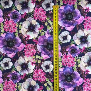 Jerse trening Violetta flower digital print