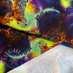 Jerse trening Fantasy fox digital print