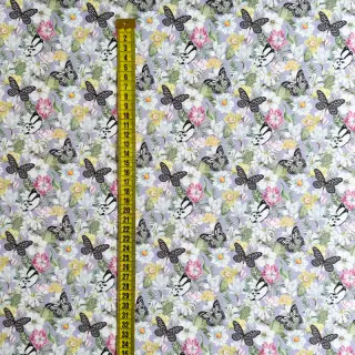 Țesătură decorativă Genoveva butterfly lila digital print