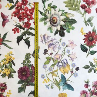 Țesătură decorativă Sigrid flowers digital print
