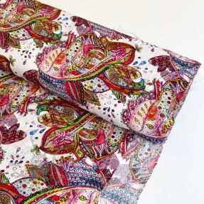 Viscoză RAYON POPLIN Fantasy floral design E digital print