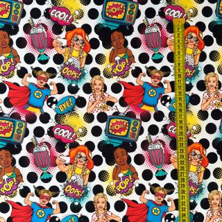 Tricot Oops! dots digital print