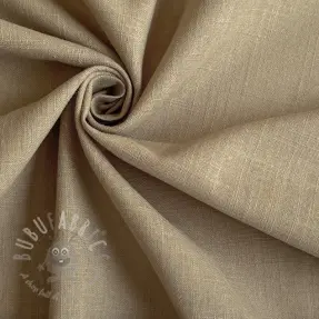 Țesătură din bumbac cu in taupe