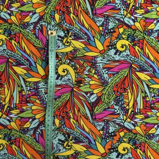 Tricot VISCOSE LYCRA HEAVY Ornamental design C digital print