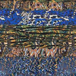 Viscoză Dimulti dark blue digital print