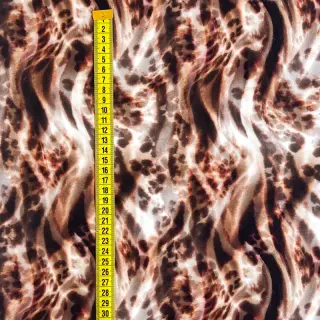 Viscoză ECOVERO Animal skin brown digital print