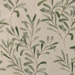 Țesătură decorativă Linenlook Misletoe Painted Leaf