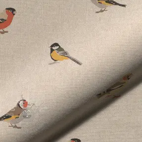 Țesătură decorativă Linenlook Tiny Garden Birds