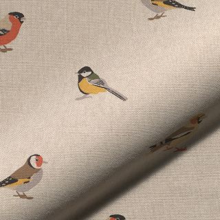 Țesătură decorativă Linenlook Tiny Garden Birds