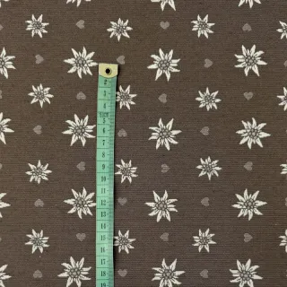 Țesătură decorativă jacquard DOUBLE FACE Landhaus Edelweiss taupe