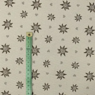 Țesătură decorativă jacquard DOUBLE FACE Landhaus Edelweiss taupe