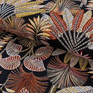 Țesătură decorativă jacquard Mayorque noir