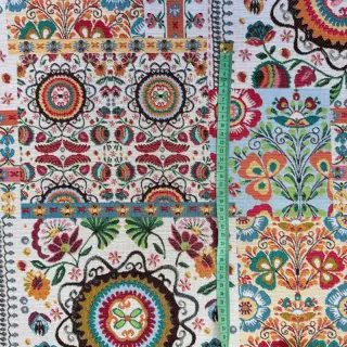 Țesătură decorativă jacquard Ethnic multico