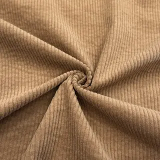 Catifea raiată 6W WASHED STRETCH camel