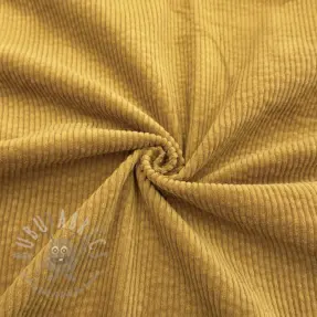 Catifea raiată 6W WASHED STRETCH ochre