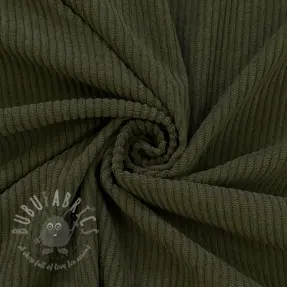 Catifea raiată 6W COTTON TOUCH camo green
