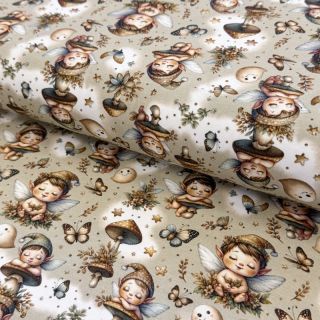 Tricot Lovely angels design C digital print