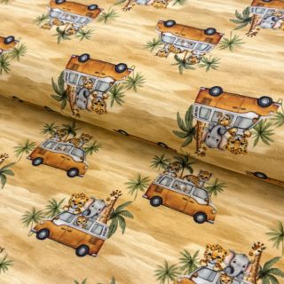 Tricot Safari animals design B digital print
