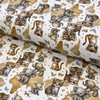 Tricot Safari animals design C digital print