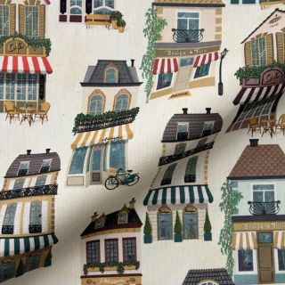 Țesătură decorativă premium Shop Boutique City digital print
