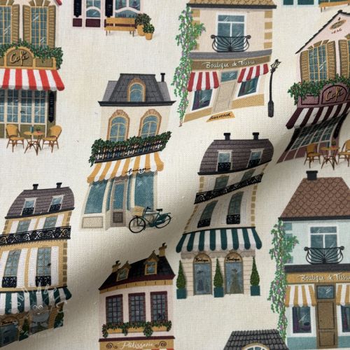 Țesătură decorativă premium Shop Boutique City digital print
