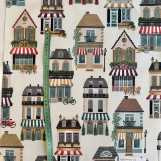 Țesătură decorativă premium Shop Boutique City digital print