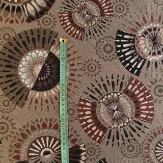 Țesătură decorativă jacquard Mandala Circle Sun