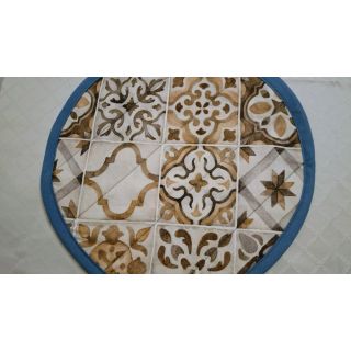Țesătură decorativă Neizan marron digital print